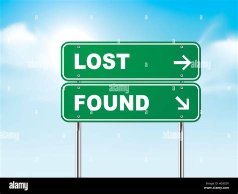 Lost and found sign hi-res stock photography and images - Alamy