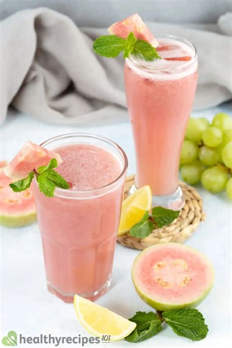 Guava Juice Recipe Fruit Sparkling Guava Juice · How To Make A Fruit