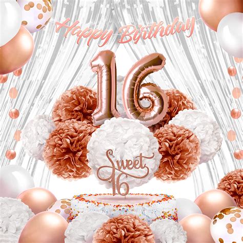 16th Birthday Party 16th birthday decorations ideas for a sweet celebration