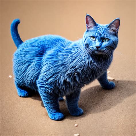 blue smurf cat