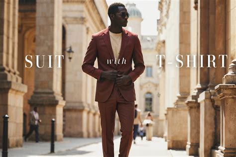 T Shirt And Blazer Look