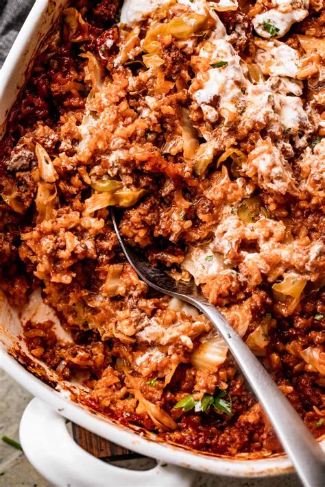 Cabbage Roll Casserole Recipe | Easy Weeknight Recipes