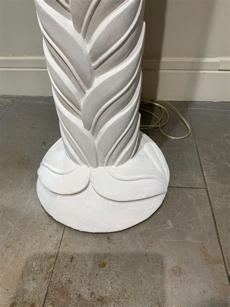 Plaster floor lamp France circa 1970 For Sale at 1stDibs