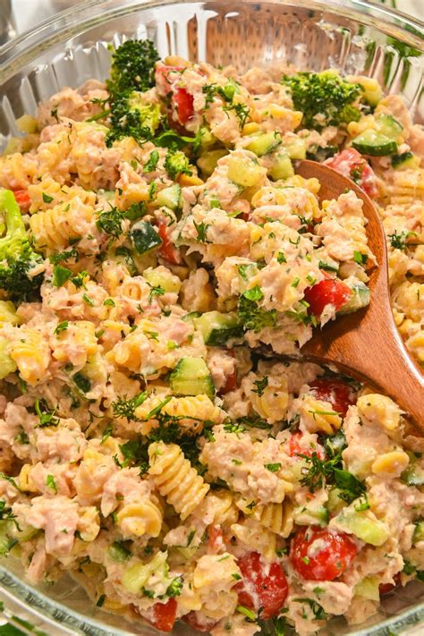 No Mayo Tuna Pasta Salad (High-Protein & Healthy)