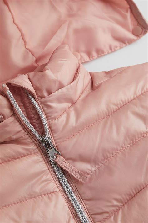 Lightweight puffer jacket - Light pink - Kids | H&M GB
