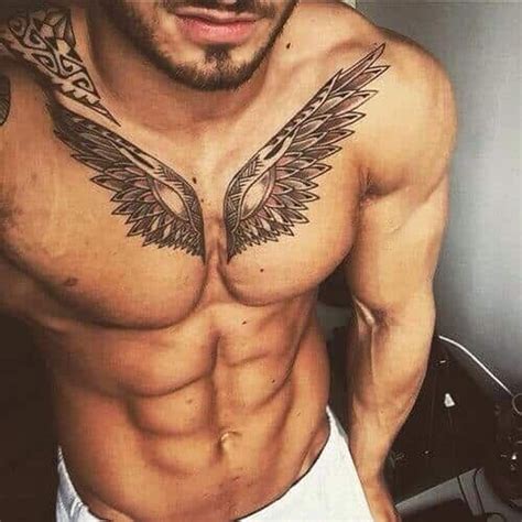 Men's Pectoral Tattoos: +70 Inspirations | New Old Man - N.O.M Blog