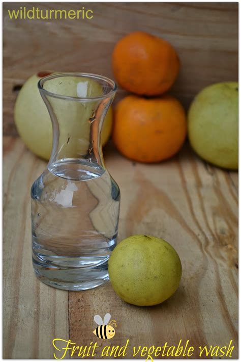3 Easy Steps To Make Fruit & Vegetable Wash Recipe at Home - Wildturmeric