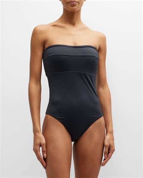 Bandeau One Piece Swimsuit | Neiman Marcus