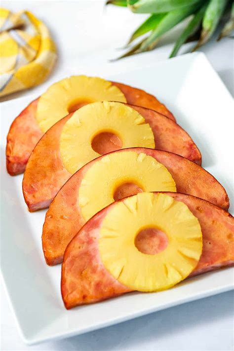 Ham Steak and Pineapple - Julie's Eats & Treats