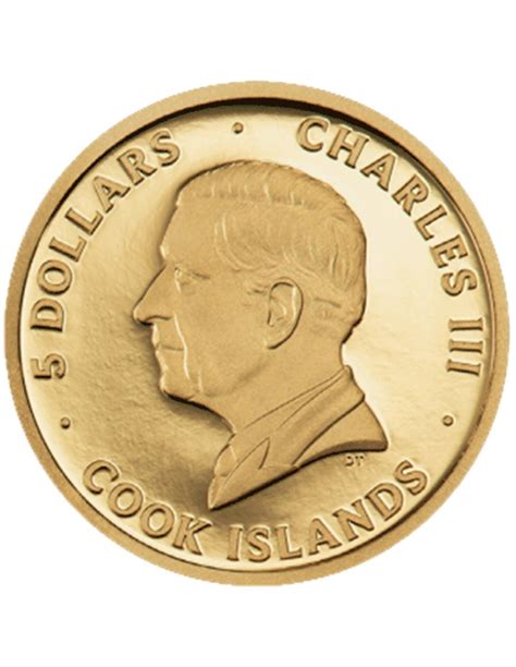 IN MEMORIAM PAPA FRANCISCO Moneda de Oro 5$ Islas Cook 2025