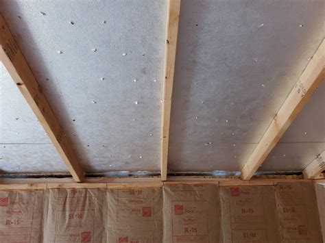 insulation - How to insulate tuff shed ceiling that has Silver Radiant ...