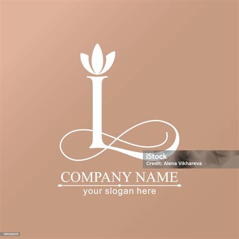 Simbol L Atau Monogram Huruf L Dari Inisial Alfabet Desain Simbol Yang Indah Untuk Branding ...