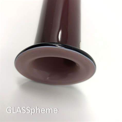 20 Mid-Century Deep Purple | Amethyst Italy | EMPOLI CASED GLASS Floor Vase