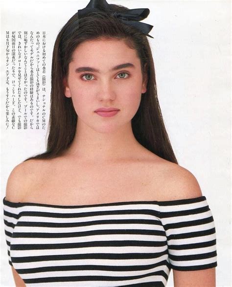 Jennifer Connelly 1987. | Jennifer connelly, Jennifer connoly, Jennifer ...