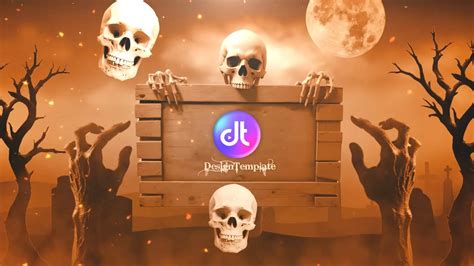 Animated Horror Skull Logo Reveal | After Effects Templates