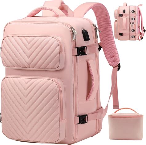 Amazon.com: Travel Backpack for Women, 52L Carry On Backpack, Extra ...
