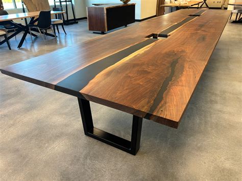 Custom Epoxy River Table for Sale & Live Edge Epoxy Tables - KC Custom ...