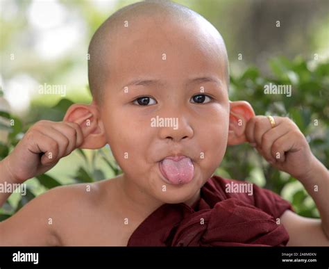 Kid Sticking Tongue Out