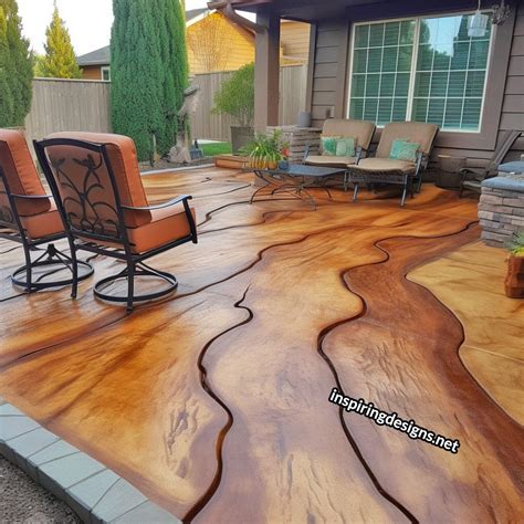 Stamped concrete that looks like wood 30 amazing examples that will ...