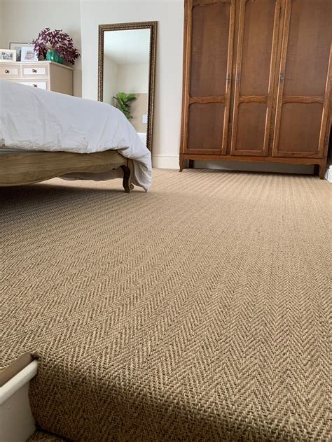 Eco-Friendly Sisal Herringbone Carpet | Flooring By Nature | Bedroom ...