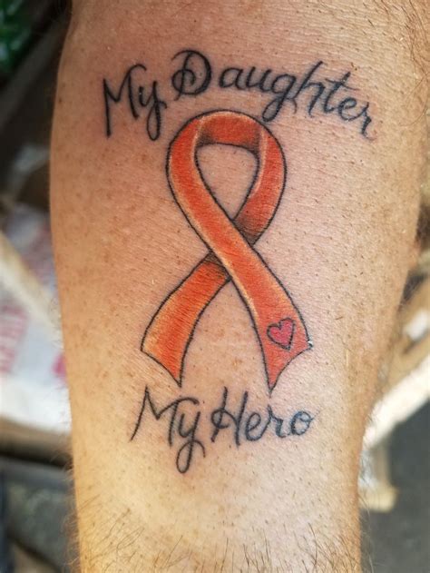 Leukemia Ribbon Cross Tattoos