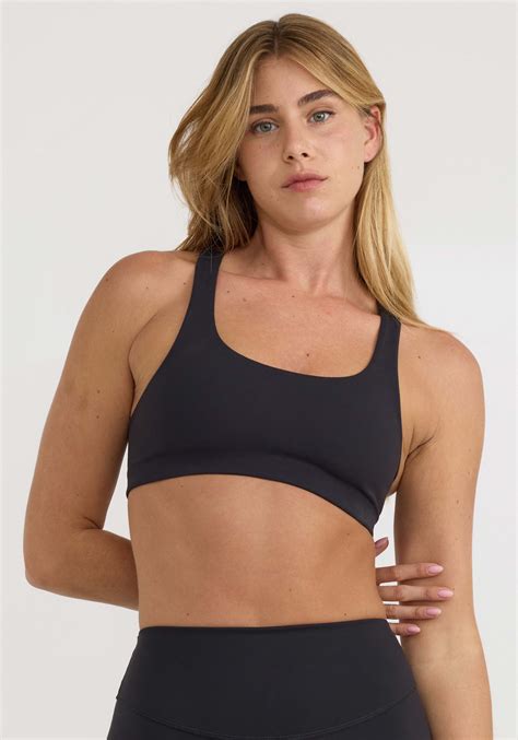 Sport-BH Active Racer Back Bra Black - Organic Basics | RRREVOLVE