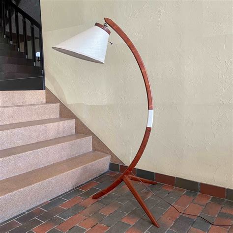 Mid Century Modern Danish Teak Arc Floor Lamp | Mr. Mansfield Vintage ...
