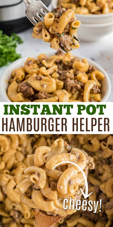 Instant Pot Hamburger Helper Recipe - Shugary Sweets