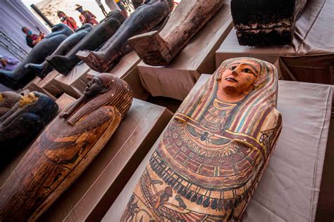Sarcophagus Egypt Archaeologists Discover Intricately Decorated Tomb