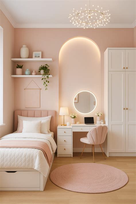 Modern Teen Girl Bedroom Decor | Pink & Cozy Room Ideas for Stylish ...