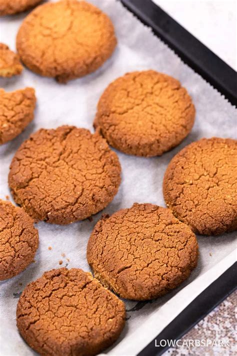 Keto Gingersnap Cookies - Easy Keto Ginger Cookies - Low Carb Spark