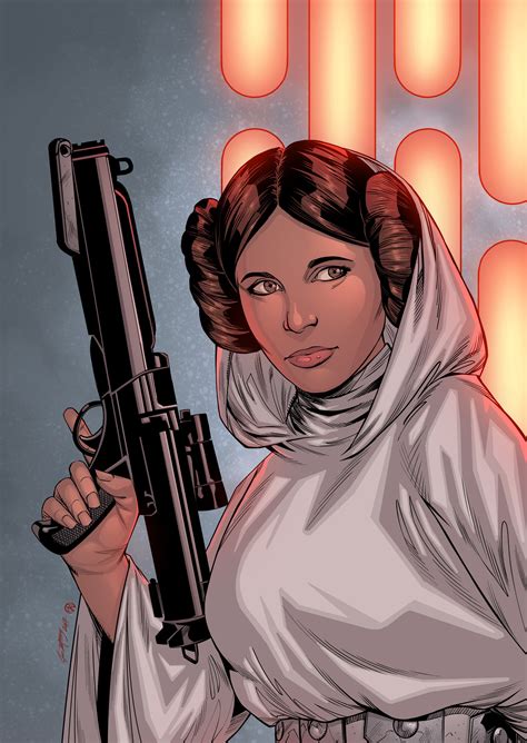 ArtStation - Princess Leia - colors