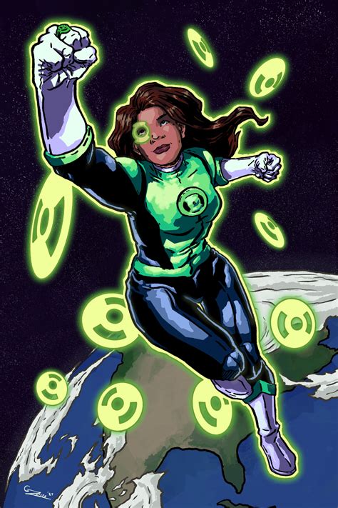 [OC] Jessica Cruz Green Lantern : r/comicbookart