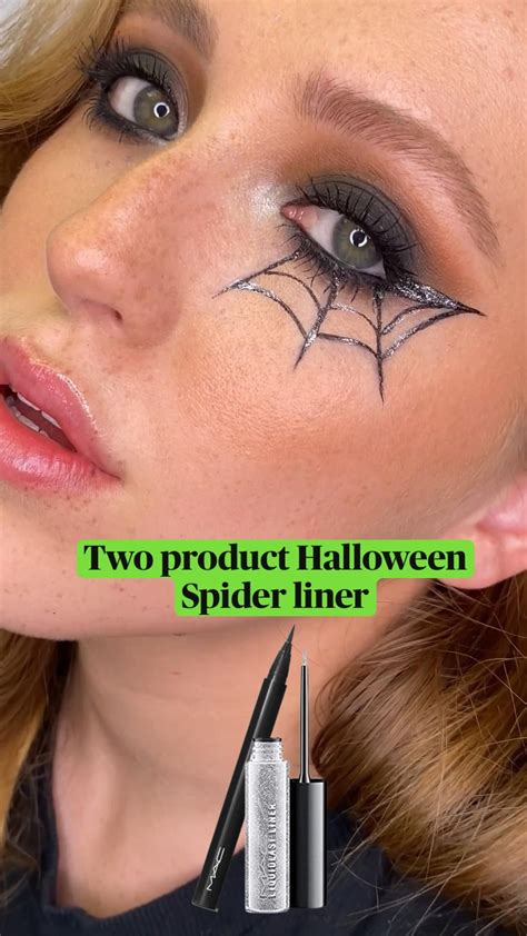 Two product Halloween Spider liner | Halloween makeup, Halloween makeup ...