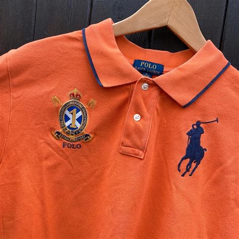 Polo Ralph Lauren Men's Orange Polo-shirts | Depop