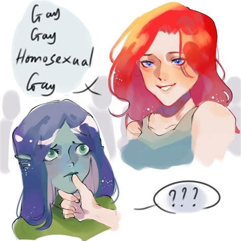 D on Twitter: "Just two lesbians spotting each other in public # ...