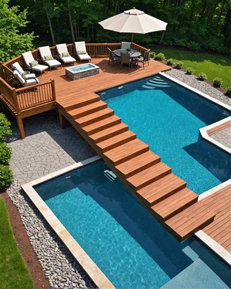 20 Creative Above Ground Pool Deck Ideas - Toolz Geek