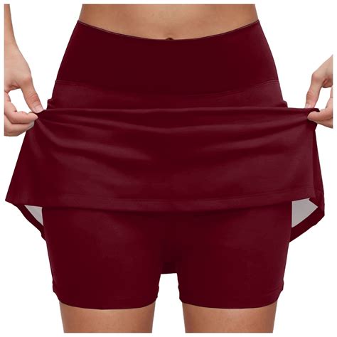 GEWSEY Skorts for Women Plus Size Dressy Casual Athletic Golf Tennis ...