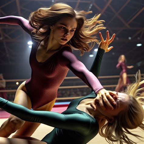 Gymnasts catfights (22) by TragicCatFightFan on DeviantArt