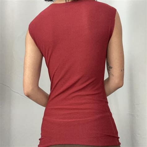 Women's Red Vest | Depop