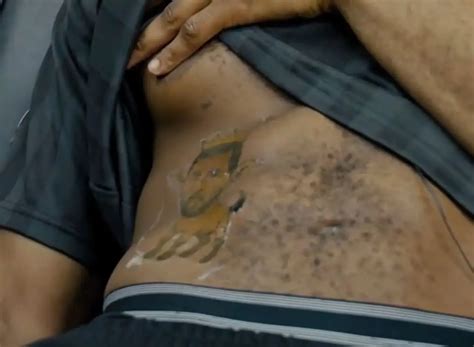 Leo Messi looks stunned as fan reveals bizarre tattoo of Inter Miami ...
