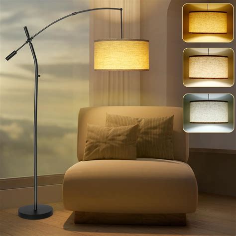 Amazon.com: Arc Floor Lamp for Living Room, Modern Adjustable Swing Arm ...