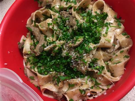 Lightened-up beef stroganoff for dinner (and lunch tomorrow ...