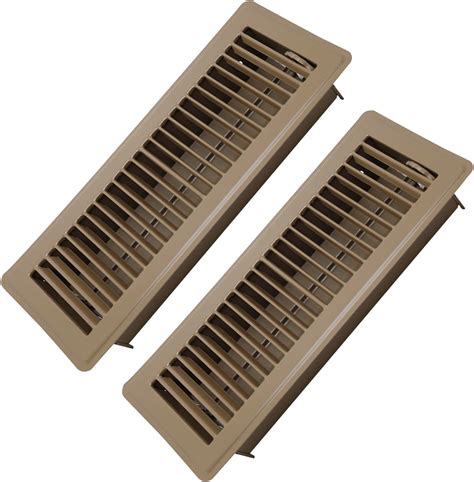 Sumnacon Pack of 6 Floor Vent Covers Metal Floor Register 4 x 12 Inch ...