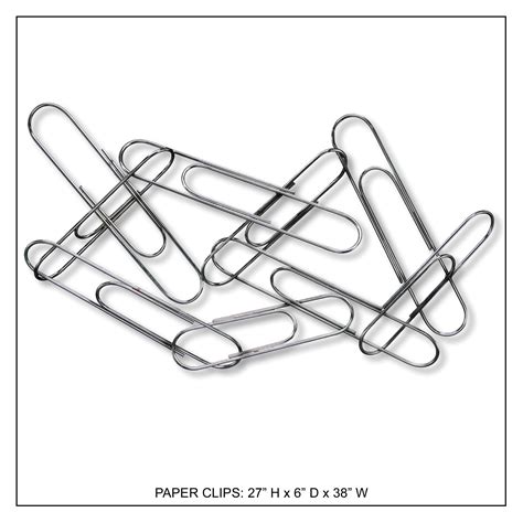 Paper Clips - Handcrafted Metal Wall Decor - InnoMax