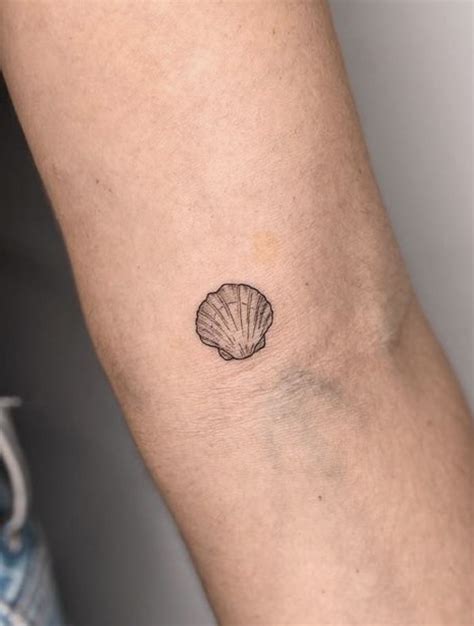 Shell tattoo | Shell tattoos, Seashell tattoos, Beachy tattoos