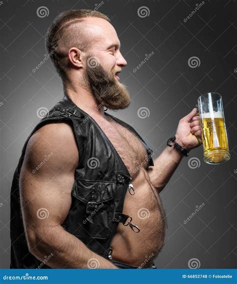Man With A Beer Belly Eating Pizza Stock Photo | CartoonDealer.com ...