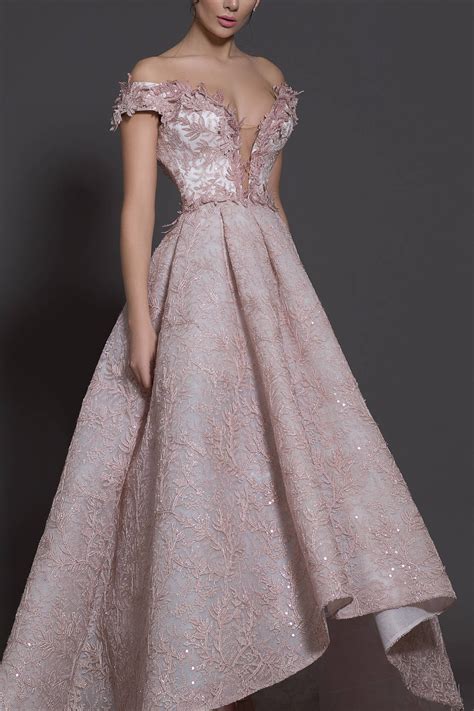 Blush wedding dress Boho bridal gown dress with open back | Etsy