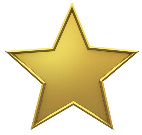 Gold Star Transparent Background