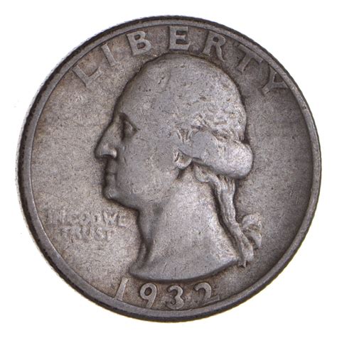 1932-D Washington Silver Quarter - Circulated | Property Room